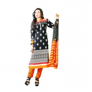 Neela’s Classical Shalwar Kameez in Jacquard Cotton with soft Georgette Dupatta